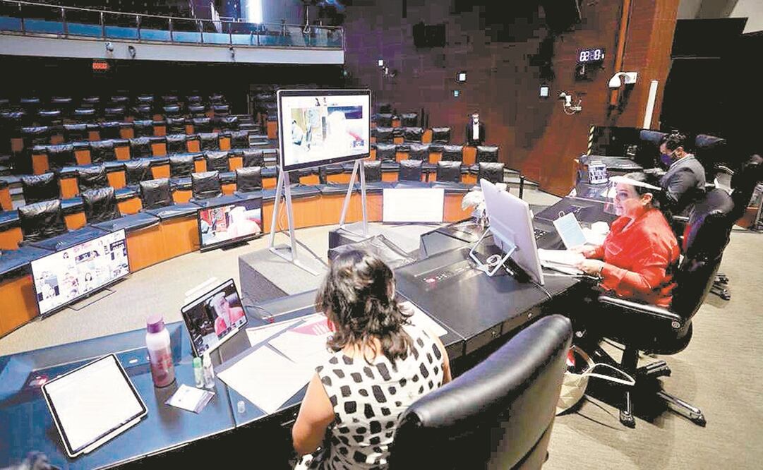 Prepara Senado reformas para sesionar desde casa