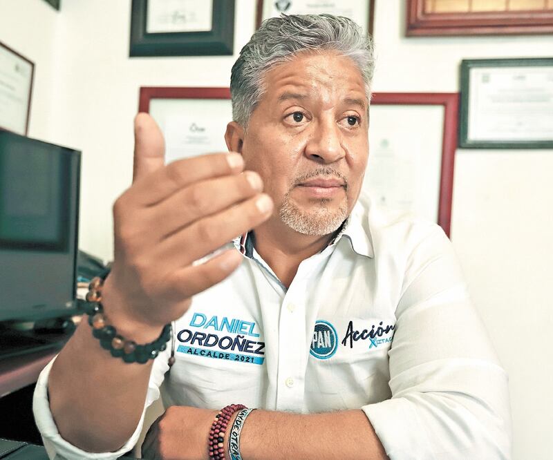 Daniel Ordóñez reconoció que fue perredista, pero se opuso al grupo de poder en Iztacalco. Foto: BERENICE FREGOSO. EL UNIVERSAL