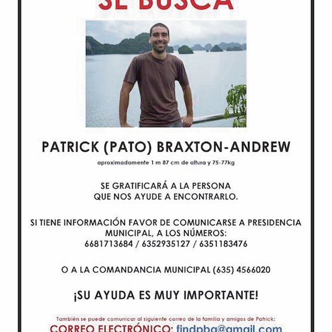 En internet. Familiares y amigos de Patrick Braxton- Andrew han iniciado una serie de acciones a través de redes sociales para tratar de localizarlo. ESPECIAL