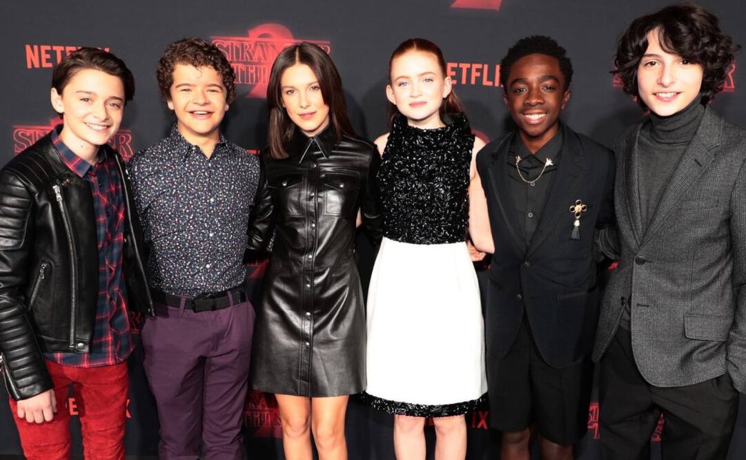 Elenco de Stranger Things en la Alfombra Roja. Foto: Especial