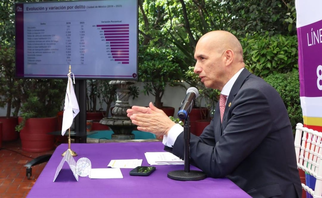 Salvador Guerrero Chiprés en el 20 aniversario de el Consejo Ciudadano para la Seguridad y Justicia en abril 2024. Foto: Especial
