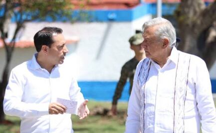 AMLO supervisa avances del Tren Maya en Yucatán