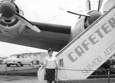 El avión que era una cafetería por dentro