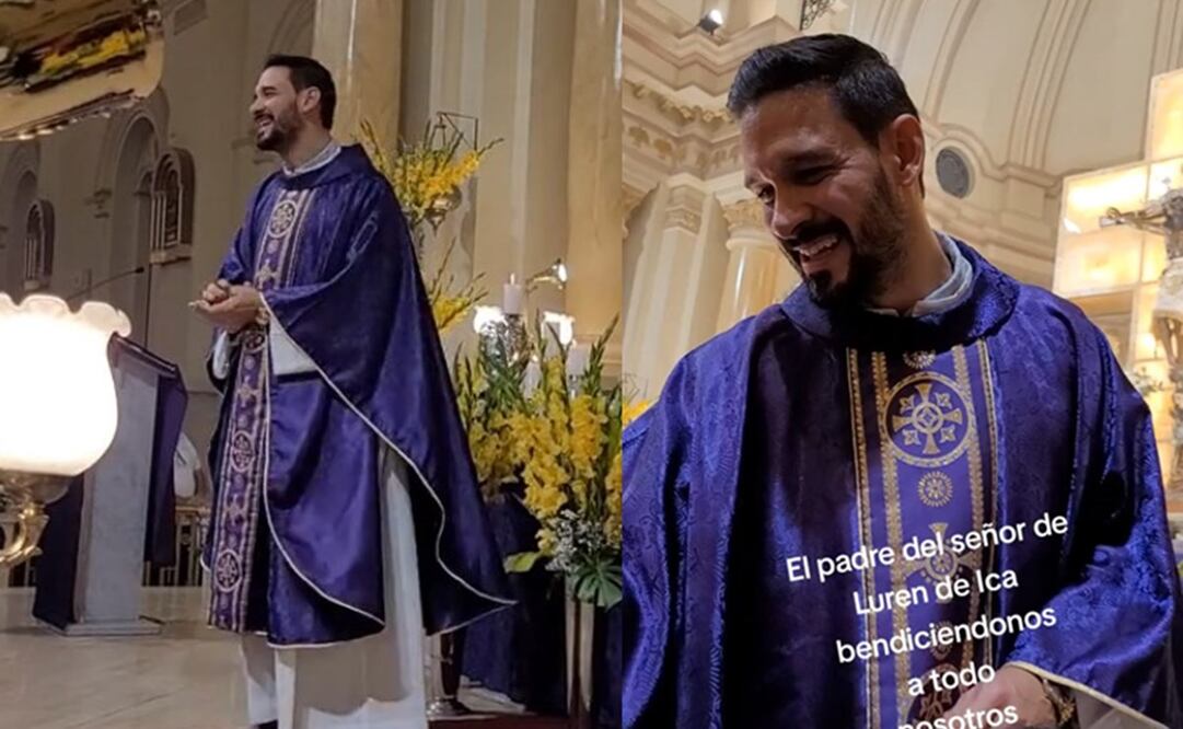 El sacerdote viral recibe decenas de elogios en la plataforma. Foto: TikTok @roxyquispecruces