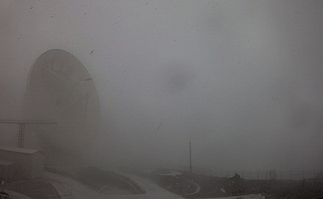 Especialistas explicaron que las nevadas pueden continuar de forma eventual durante las tardes-noches de esta semana Foto: Especial