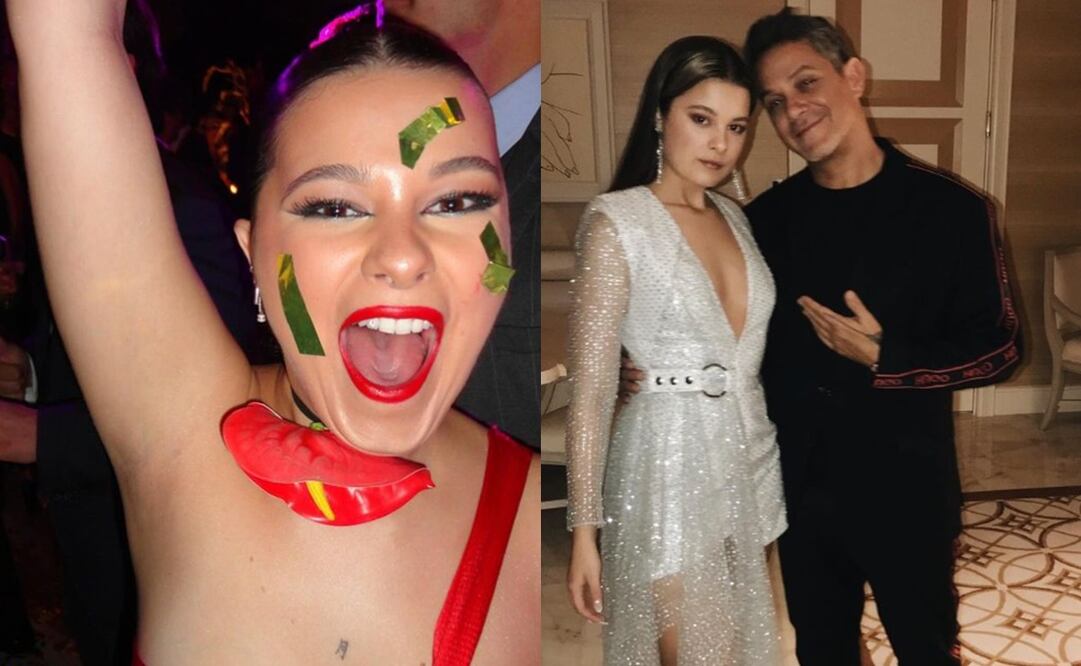 Manuela Sanz y Alejandro Sanz . Foto: Instagram oficial de la graduada.