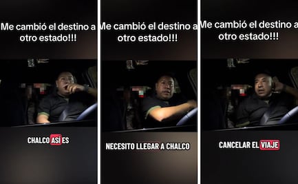 Conductor de app rechaza servicio a pasajera tras cambio de destino; usuaria se niega a cancelar viaje y genera polémica 