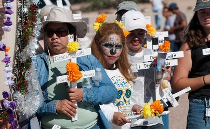 Recuerdan a migrantes muertos en frontera EU-México