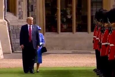 Trump, sin protocolo