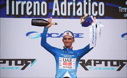 Isaac del Toro lidera la Tirreno-Adriático tras terminar en segundo lugar de la segunda etapa
