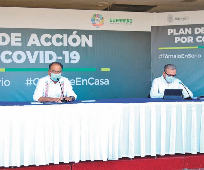 El gobernador Héctor Astudillo precisó que Acapulco, Chilpancingo, Iguala, Taxco y Tlapa son los municipios donde menos respetan el Quédate en Casa. Foto: Especial