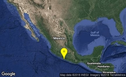 Se registra sismo de 4 grados en Tecpan, Guerrero