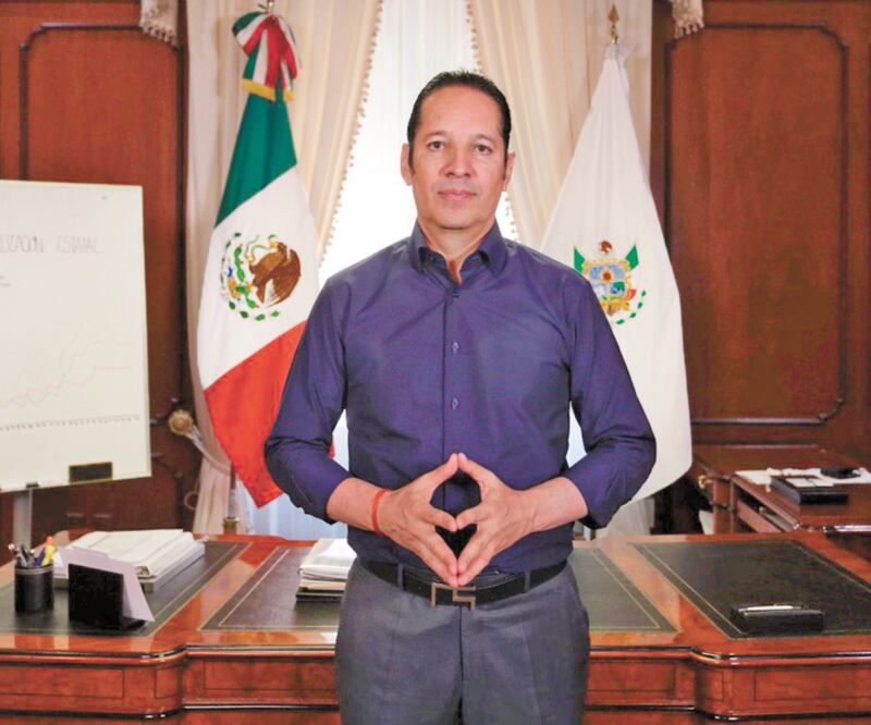El gobernador Francisco Domínguezdijo que los casos de Covid-19 enQuerétaro podrían seguir avanzandosi no se toman las medidas necesarias