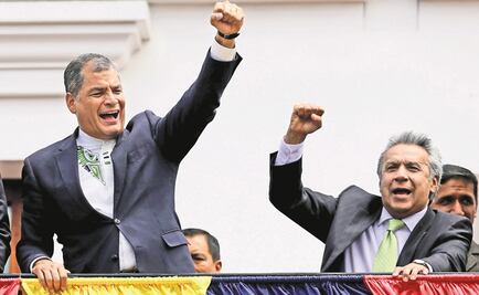 Lenín Moreno y Rafael Correa, de aliados a "peores enemigos" en Ecuador