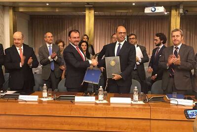 Italia y México firman acuerdos de cooperación