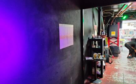 Bar La Chopería, en Zona Rosa, aparece con sellos de suspensión de la Profeco