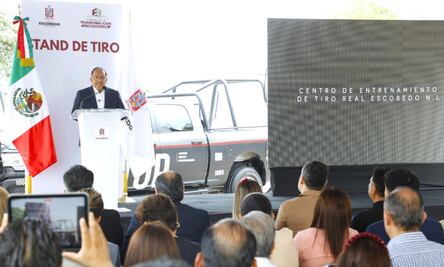 Municipio de Escobedo construye Centro de Entrenamiento de Tiro Real; buscan elevar profesionalización de la Policía