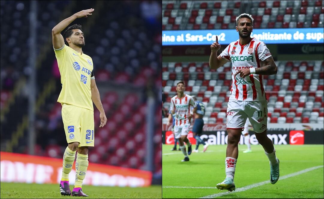 Henry Martín y Facundo Batista, los goleadores de sus equipos. FOTO: ESPECIAL 