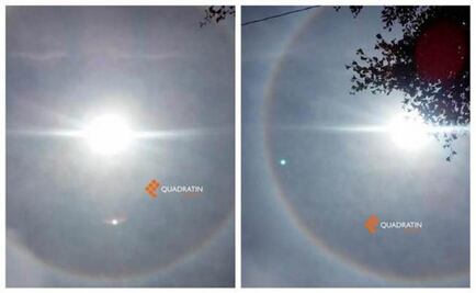 Sun halo observed in Oaxaca 