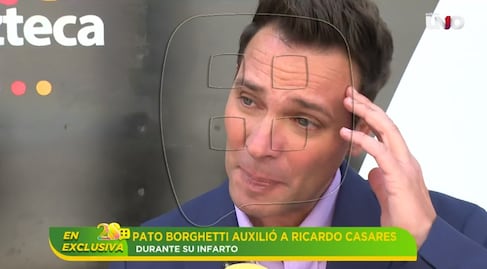 Pato Borghetti fue quien llevó a Ricardo Casares al hospital: "Es mi hermano", dice conmovido