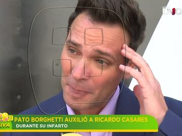 Pato Borghetti fue quien llevó a Ricardo Casares al hospital: "Es mi hermano", dice conmovido