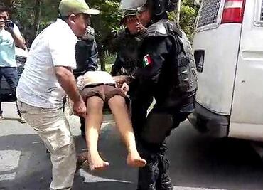 En operativo del INM y PF, migrante embarazada se desmaya en Chiapas