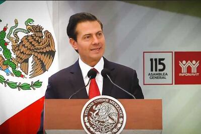 Anuncia EPN que Infonavit otorgará dividendos por 16 mil 300 mdp