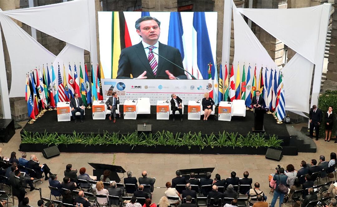 El evento se desarrollo en el Palacio de MIneria. /Tomada de Twitter