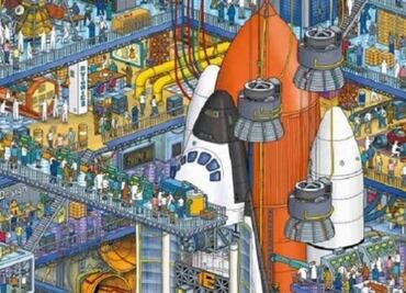 Reto Viral. Encuentra a la única mujer trabajando entre tantos hombres