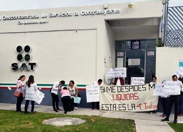 "Si me despides me liquidas", dicen ex empleados del SAT en Chetumal