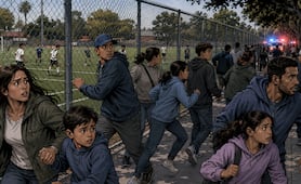 ¡Terror en pleno partido! Asesinan a balazos a hombre frente a familias en el Edomex