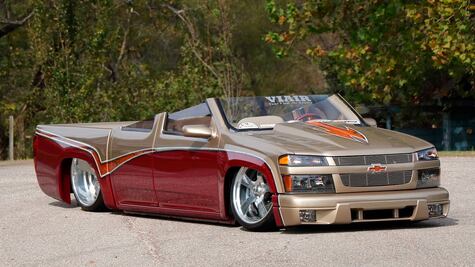 A subasta: extraña Chevrolet Colorado "Roadster" para gustos extravagantes