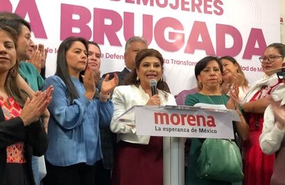 Clara Brugada se inscribe en Morena para buscar la jefatura de Gobierno de la CDMX 