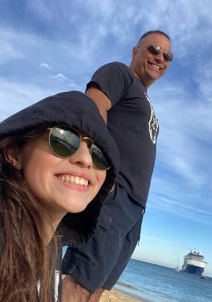 Xava Drago y su viuda Ela Corez. Foto: Instagram oficial.