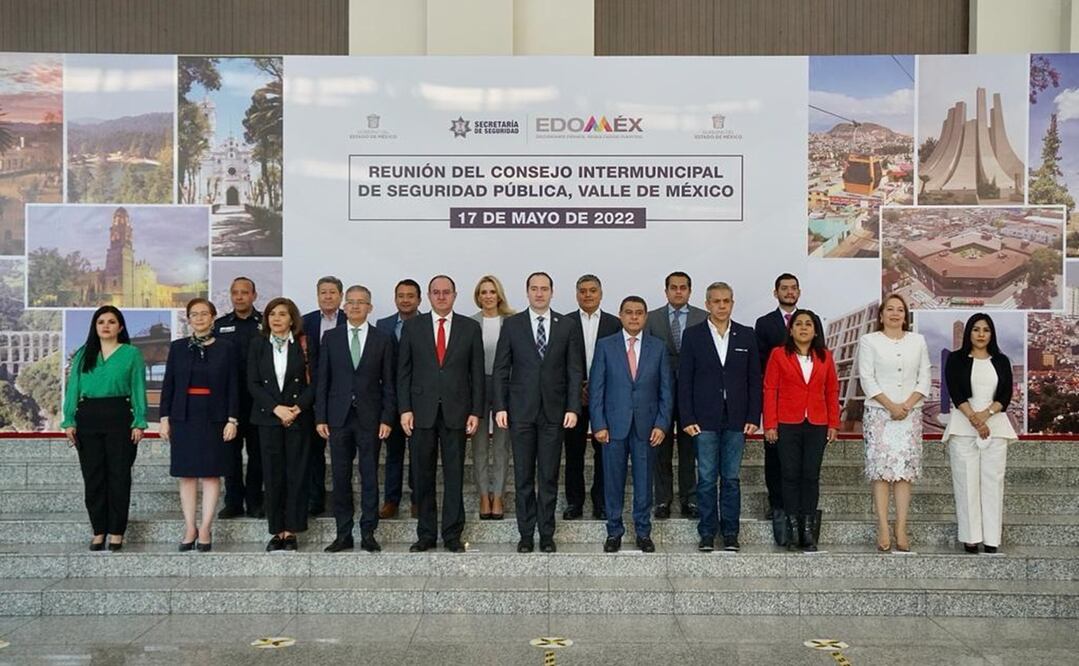 Alcaldesas y alcaldes de Edomex suman esfuerzos para combatir la inseguridad. Foto: Especial
