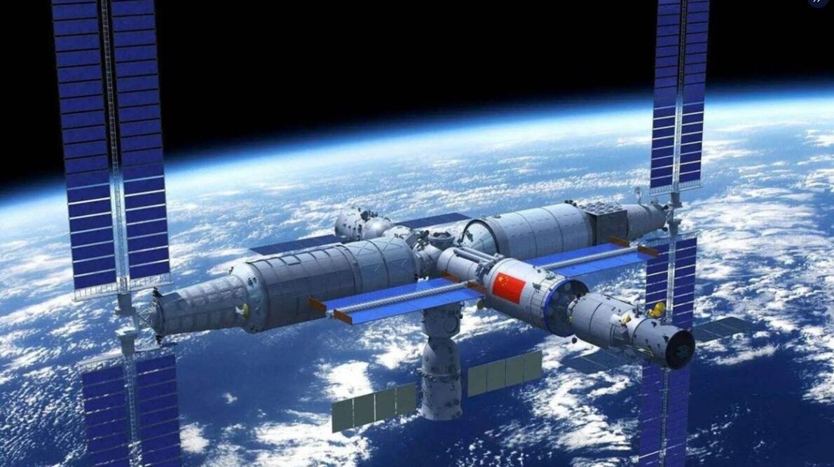 Estación Espacial China. Foto: Twitter