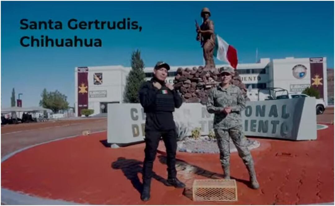 Yulay en el Centro de adistramiento de Militares. Foto: Captura de pantalla