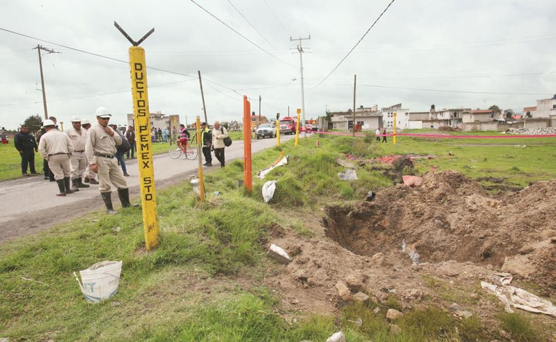 Ducto de Pemex "pinchado"