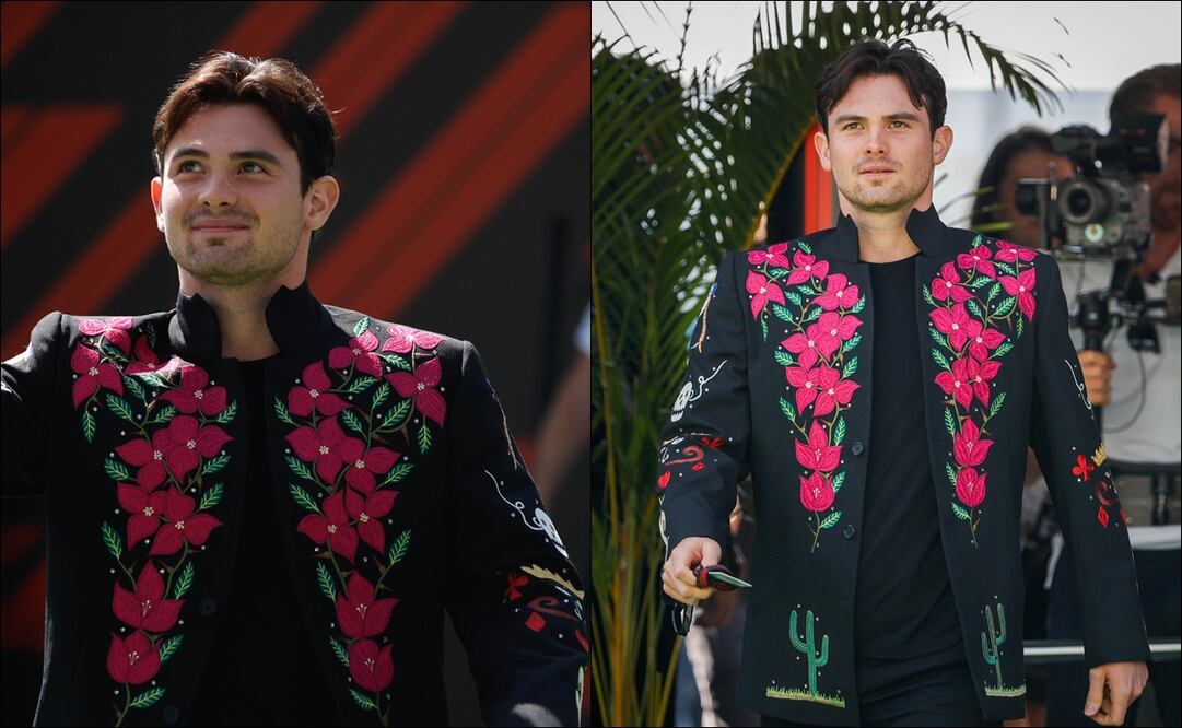 Pato O’Ward llegó al Autódromo Hermanos Rodríguez con atuendo en honor a México y el Día de Muertos / FOTOS: Diego Simón - EL UNIVERSAL
