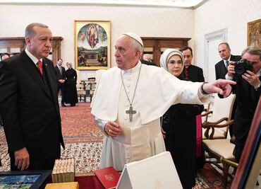 Presidente turco y el Papa discuten sobre Jerusalén