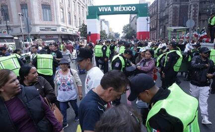 Cientos de personas llegan al Zócalo hasta con 11 horas de anticipación para el Grito de Independencia; "quiero un buen lugar", dicen