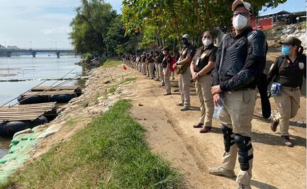 En guardia, por caravana de hondureños