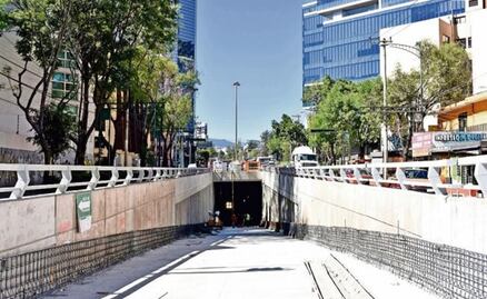 Inauguración de desnivel Mixcoac, hasta julio por contingencia