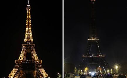 Torre Eiffel apaga sus luces en solidaridad con las víctimas de Beirut