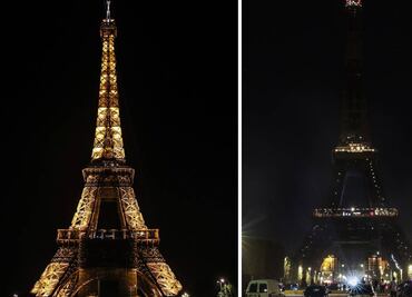 Torre Eiffel apaga sus luces en solidaridad con las víctimas de Beirut