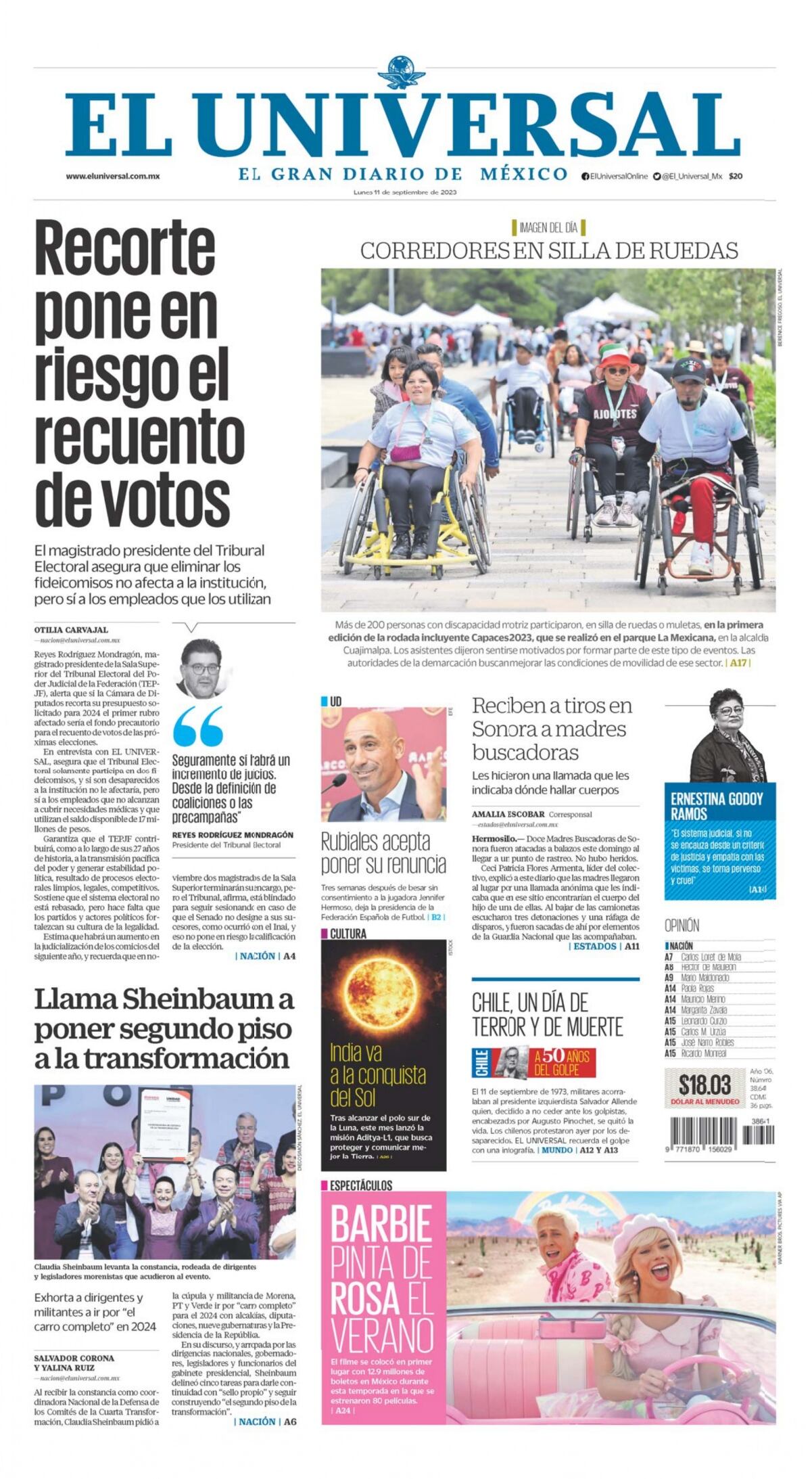Portada impresa