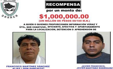 Ofrecen 1 mdp de recompensa por dirigentes del Frente Popular “14 de Junio”