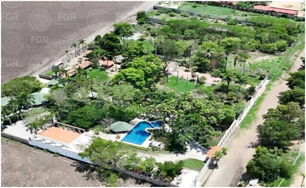Propiedad que ya está protegida por la AIC. Lugar donde se llevaron a cabo probables delitos de privación ilegal de la libertad y homicidio, entre otros. Foto: FGR