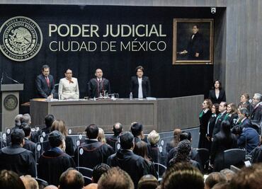 Presidente del Poder Judicial capitalino rinde tercer informe