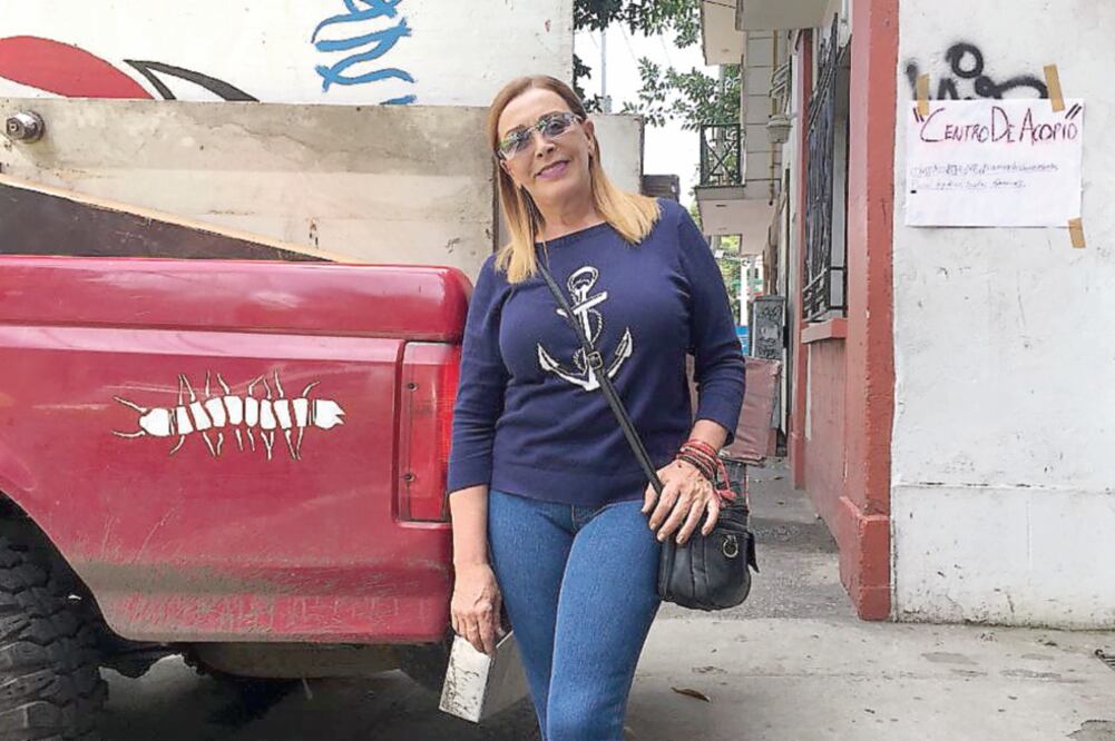 La actriz actualmente actúa en Tres familias, su tiempo libre es para ayudar (FOTOS: HUMBERTO MONTOYA O. EL UNIVERSAL)